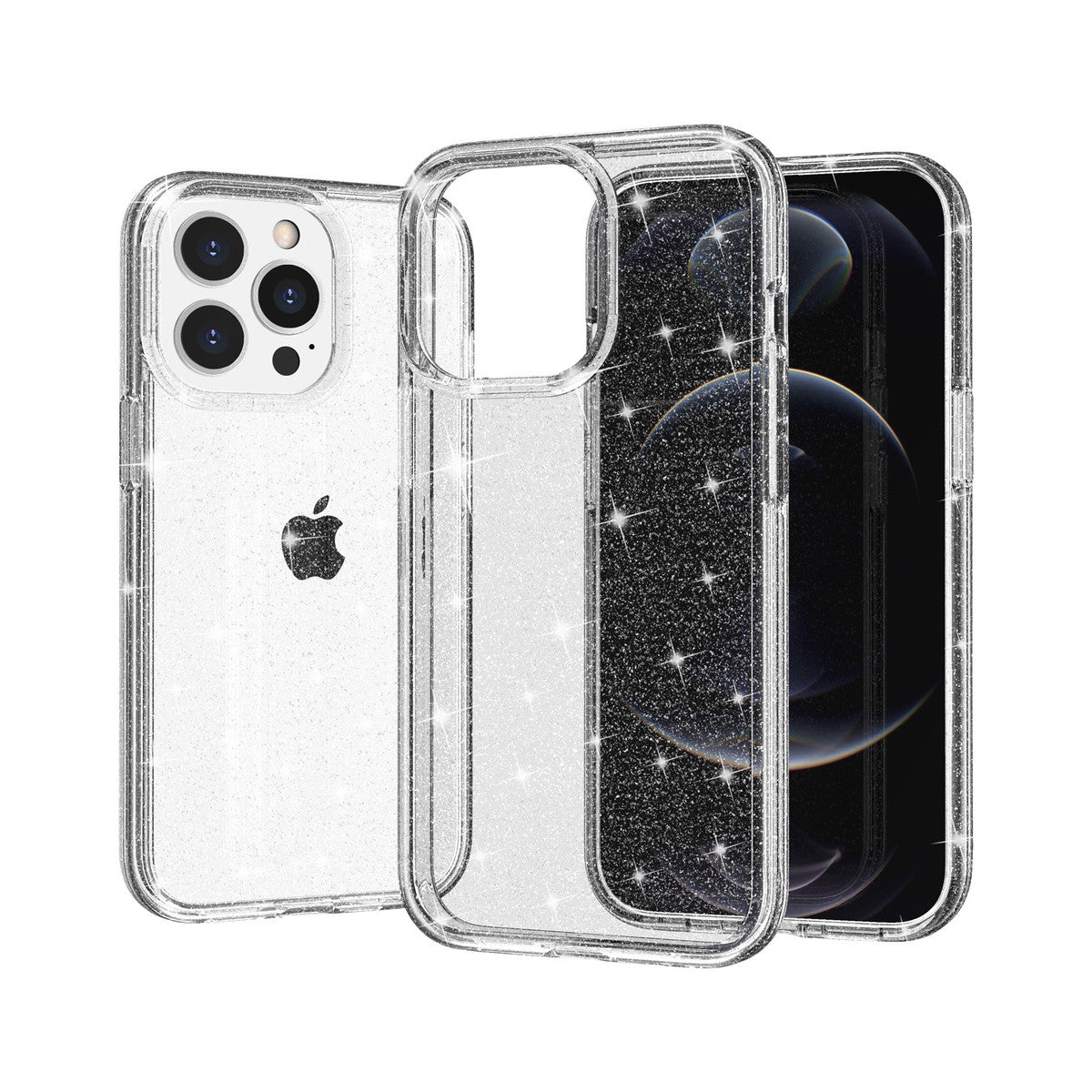 SHELLORY - Nebula Clear Back Tough Case Crystal Sparkling - iPhone Cases