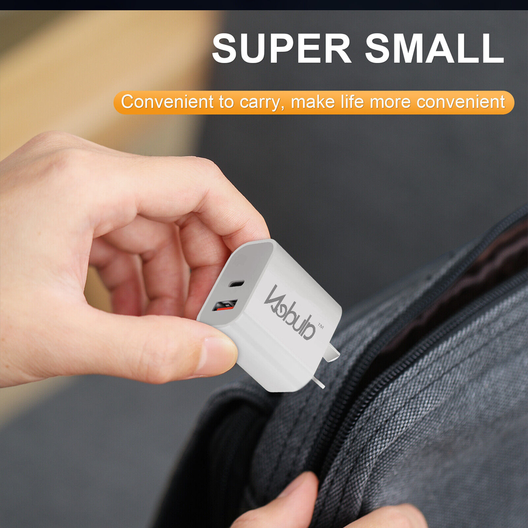 Nebula™ 20W Dual USBA+C Wall Charger
