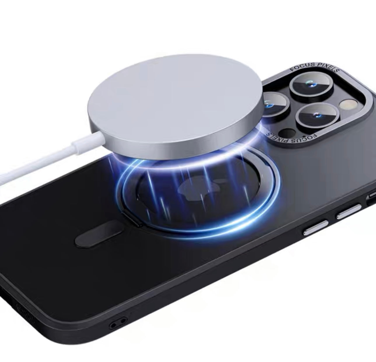 Nebula™ Invisible Stand Magsafe Black - iPhone Cases