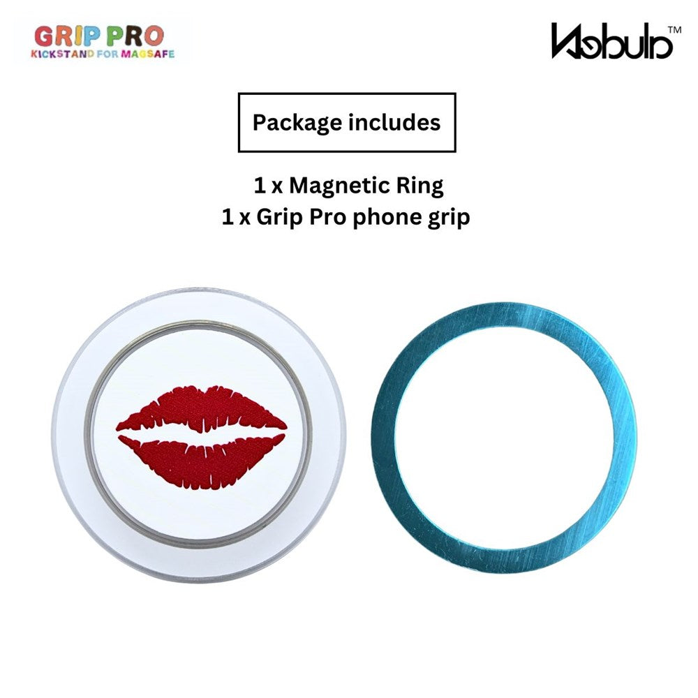Nebula GripPro Magnetic Phone Ring Red Lips