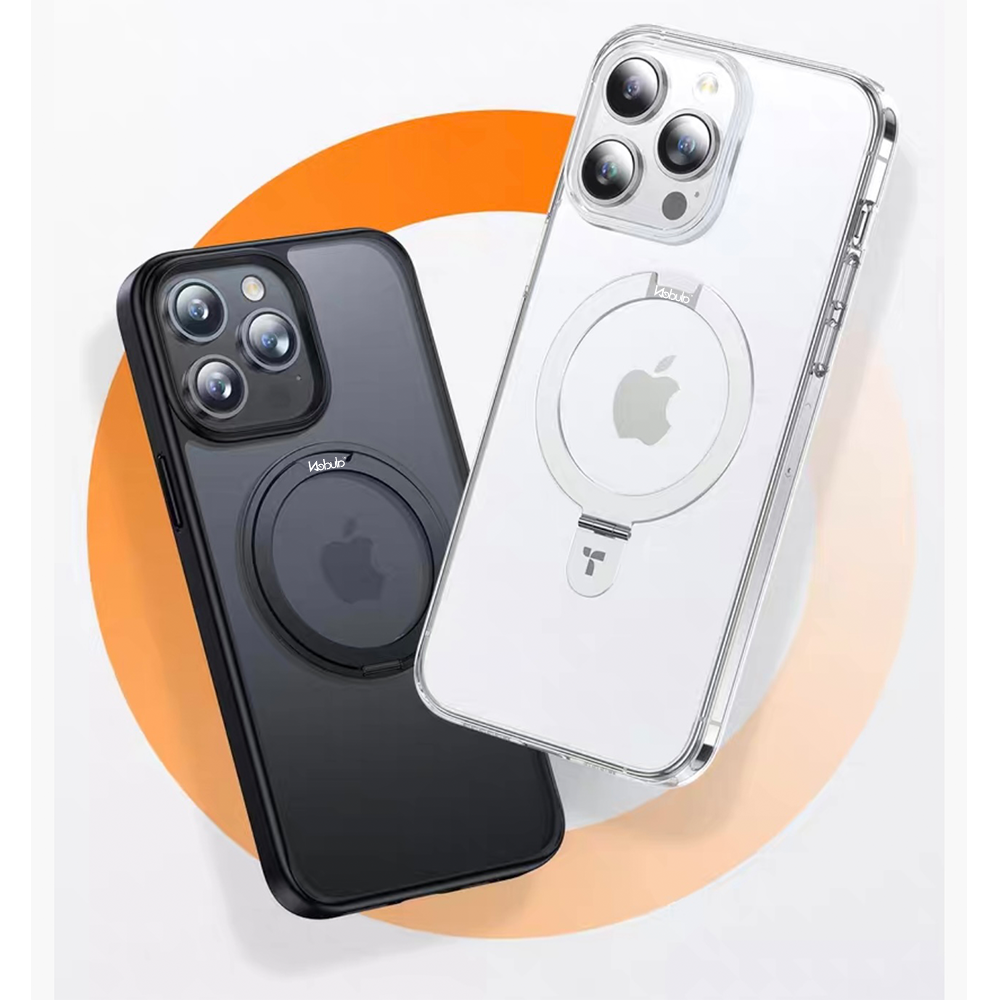 Nebula™ Invisible Stand Magsafe Black - iPhone Cases