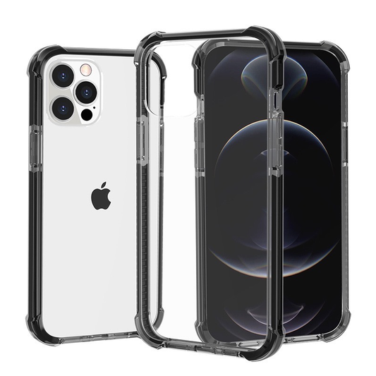 SHELLORY - Nebula Clear Back Tough Case Black - iPhone Cases