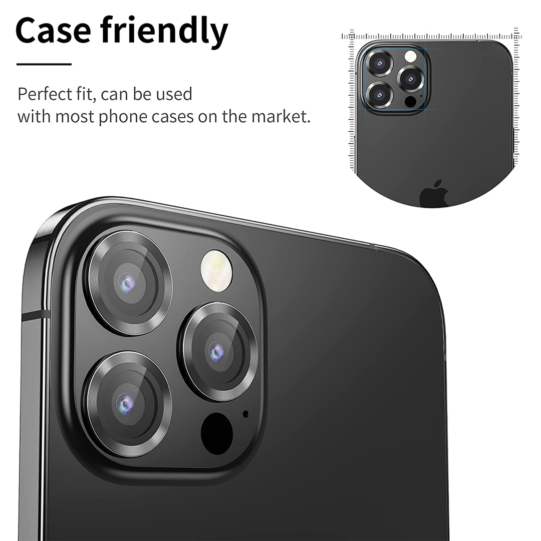 Nebula™ 9H Rear Camera Lens Black - iPhone