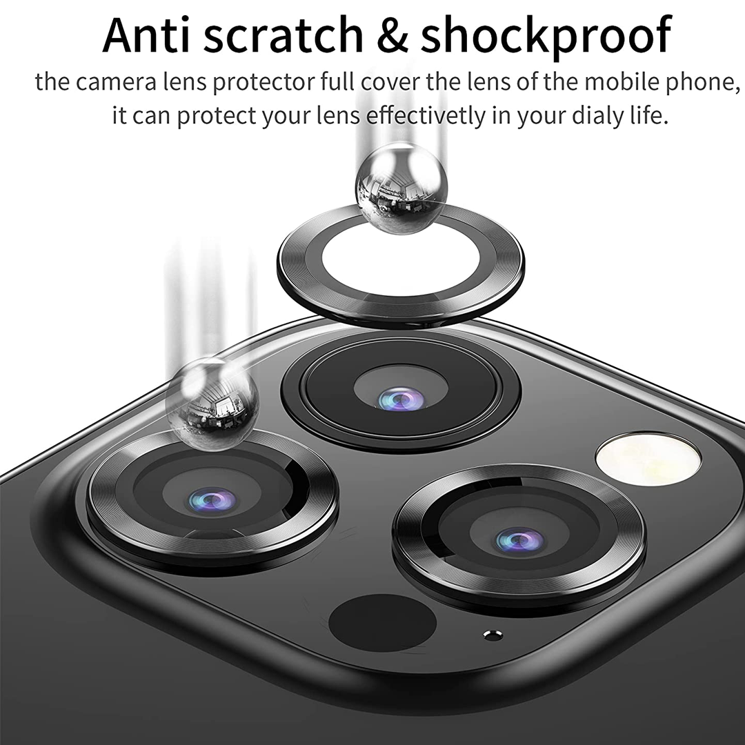 Nebula™ 9H Rear Camera Lens Black - iPhone